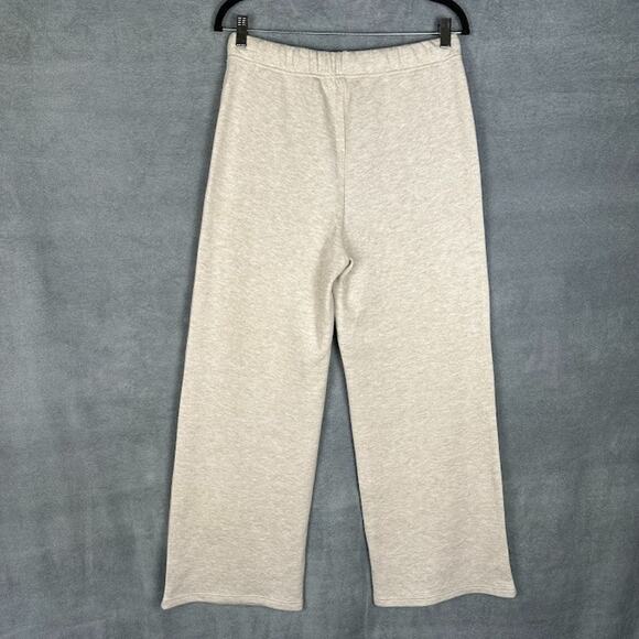 OGL Pants Womens Large Tan Wide Leg Pullon Comfort Stretch Minimalist Neutral - Picture 5 of 13
